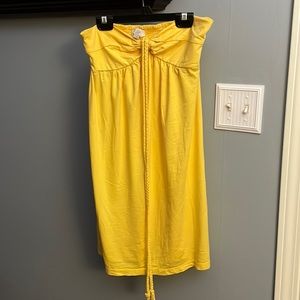Yellow dress/beach cover up